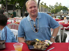 Luau at King Kamehameha's old stomping grounds