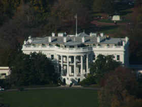 the White House from the Washington Monument