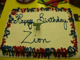 Z's birthday party